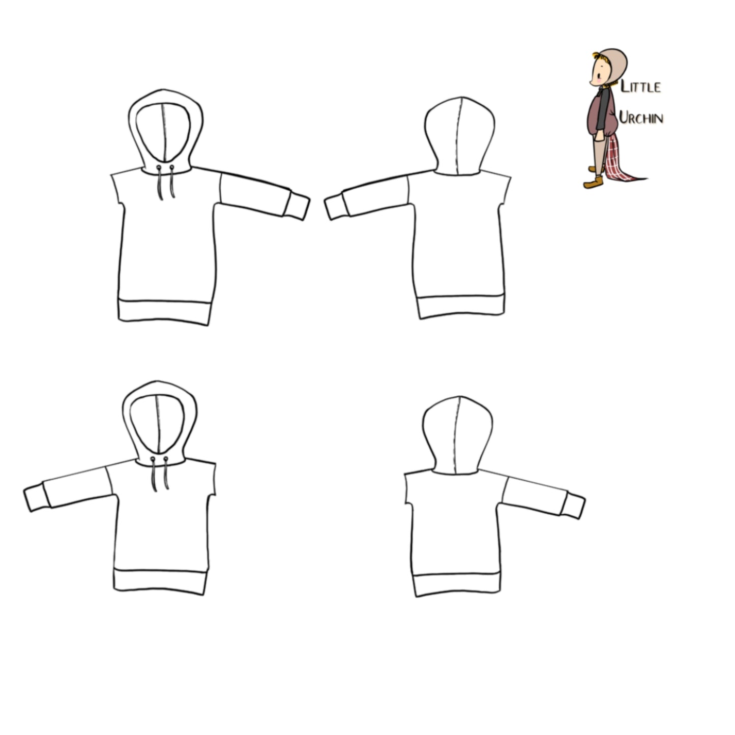 Little Urchin Pilot Hoodie
